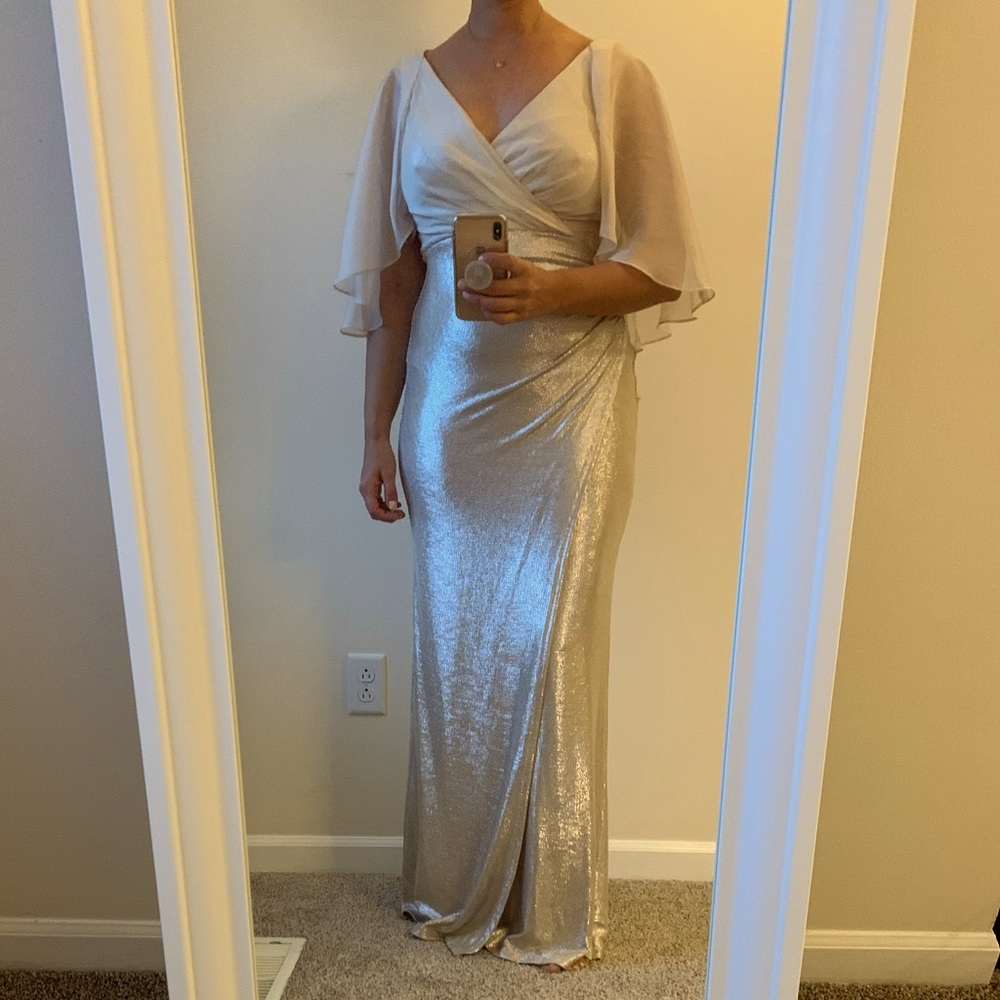 Ralph Lauren gold evening gown